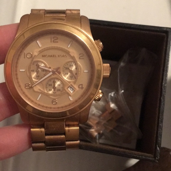 Rose Gold Michael Kors Oversized Watch - Picture 2 of 4
